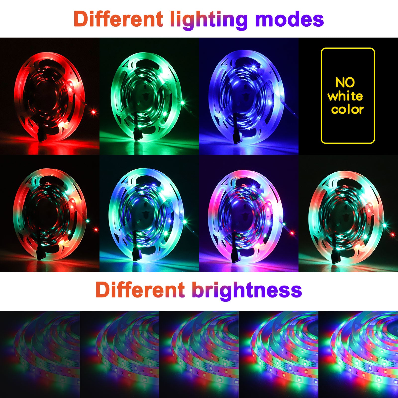 Remote Controlled LED Light Strips with Power Adapter_5