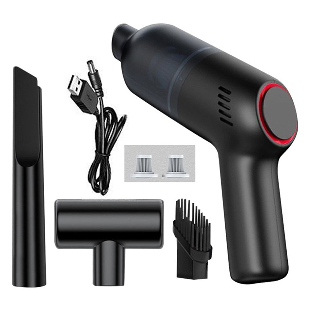 Wet/Dry Strong Suction Wireless Car Vacuum- USB Charging_1