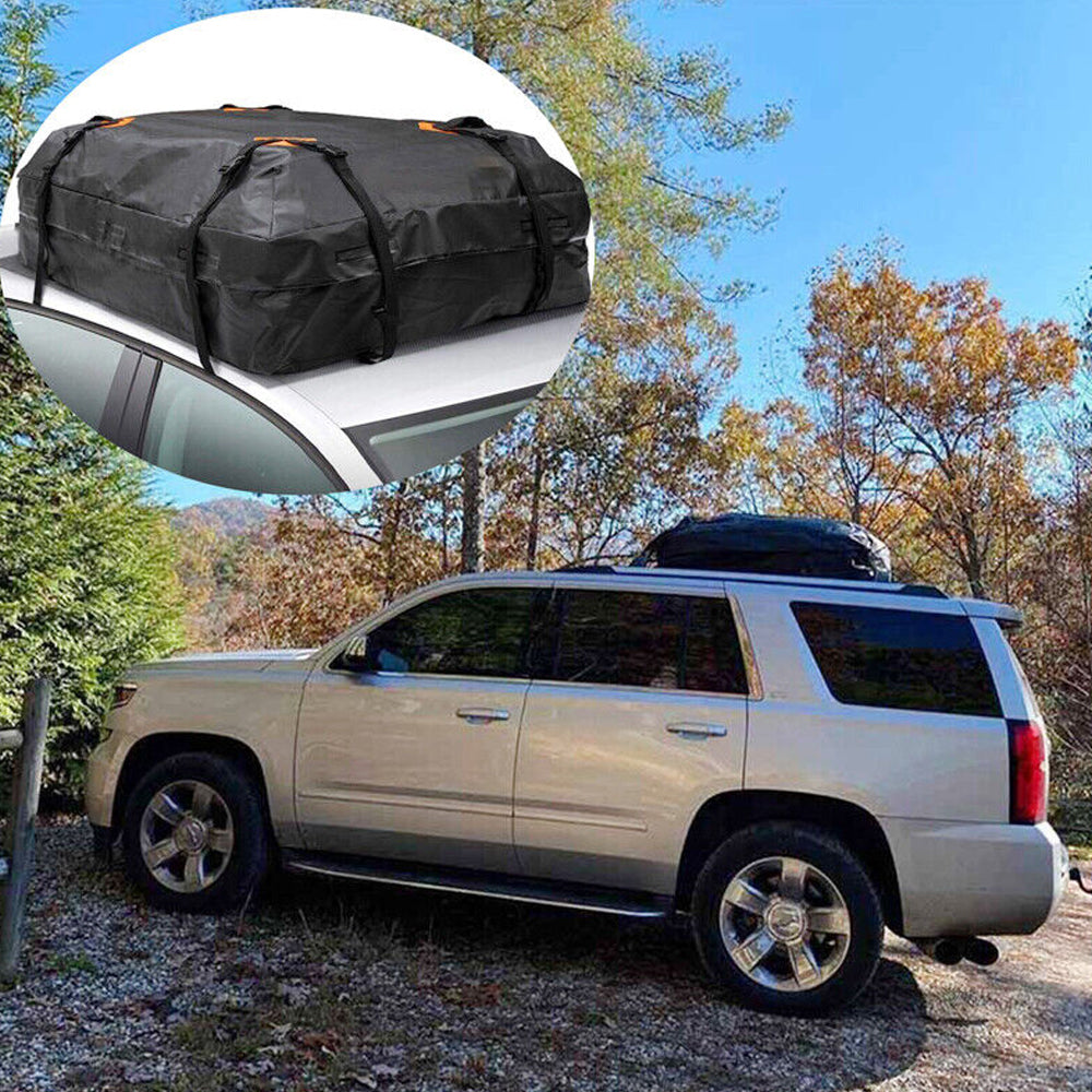 Large Waterproof Car Roof Bag Top Rack Luggage Carrier Bag_4