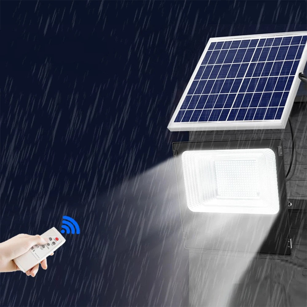 Outdoor Garden Working Spotlight Solar Street Flood Lamp_4