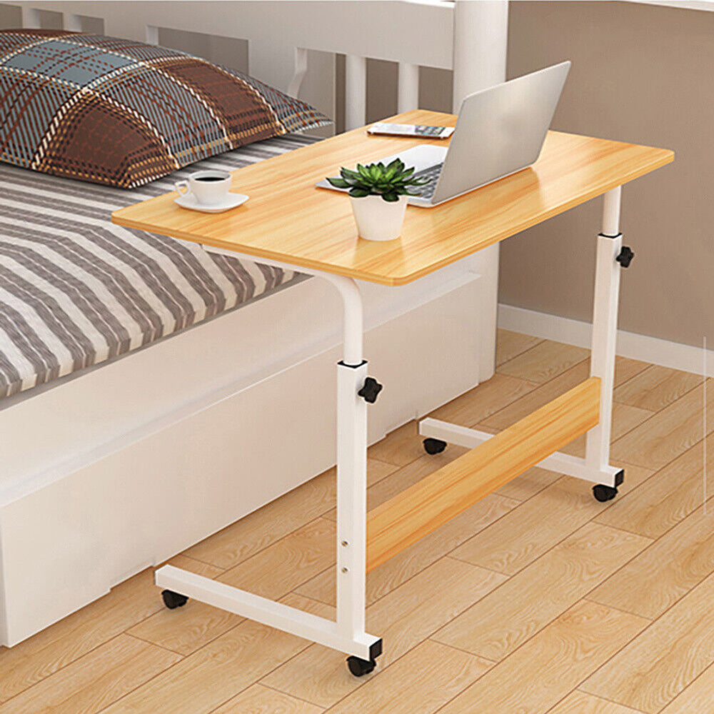 Height Adjustable Laptop Tray Mobile Over Bed Chair_2