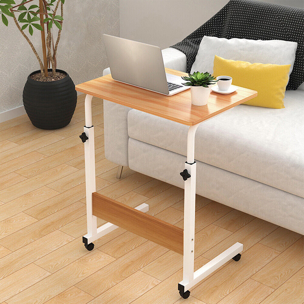 Height Adjustable Laptop Tray Mobile Over Bed Chair_3