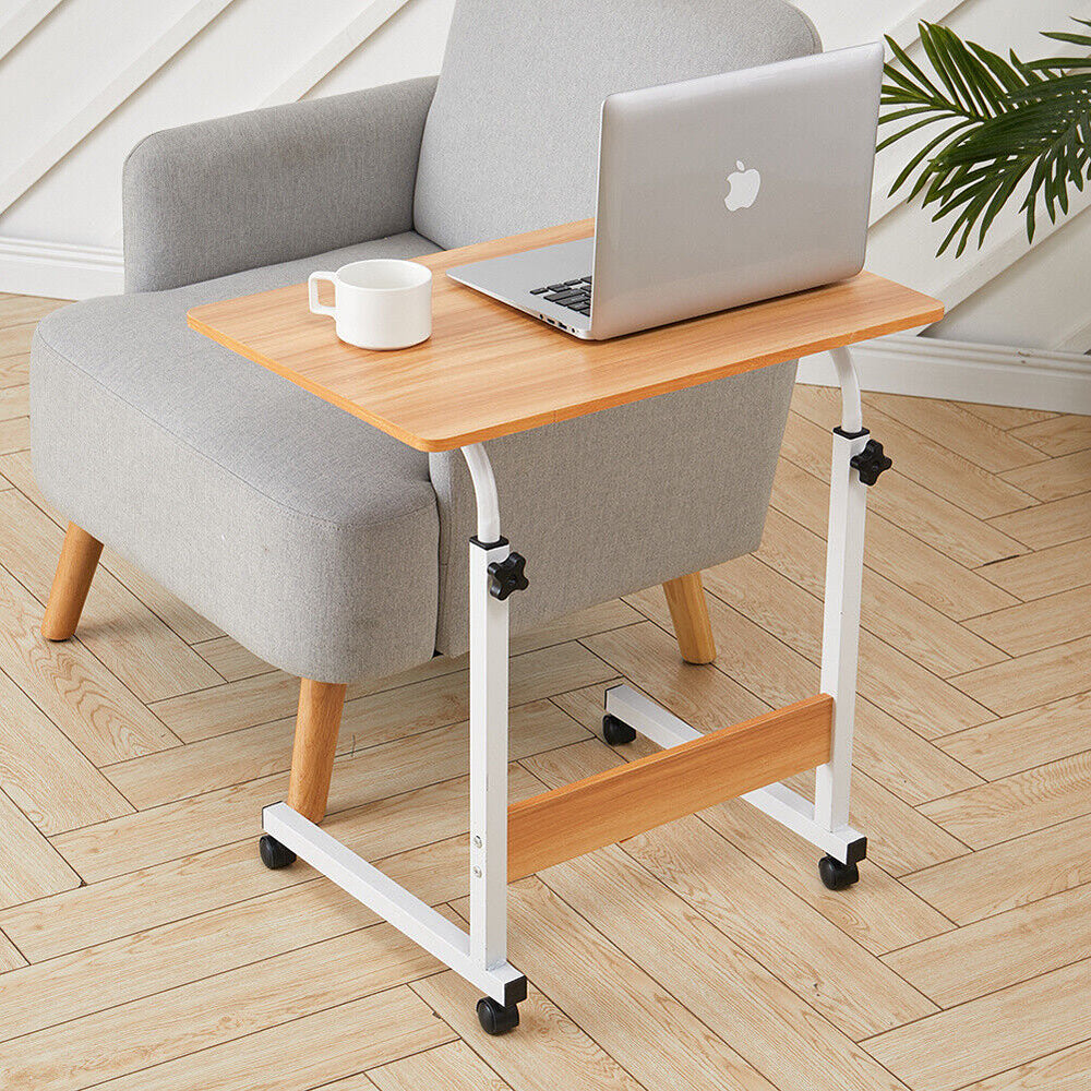 Height Adjustable Laptop Tray Mobile Over Bed Chair_4