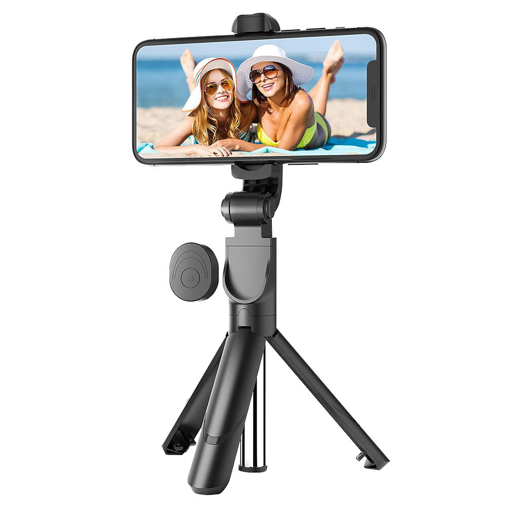 Telescopic Bluetooth Selfie Stick Tripod for Samsung & iPhone_0