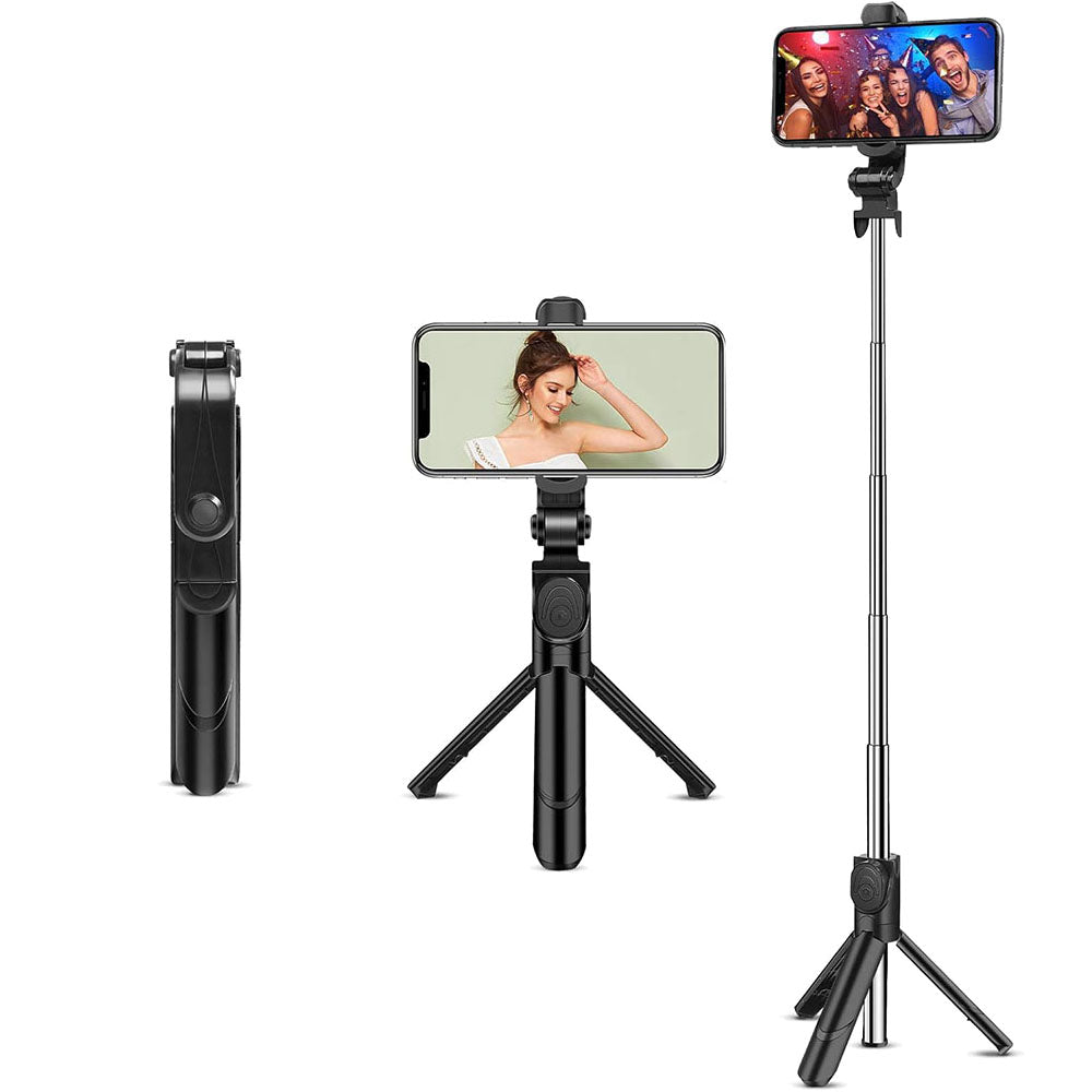 Telescopic Bluetooth Selfie Stick Tripod for Samsung & iPhone_2