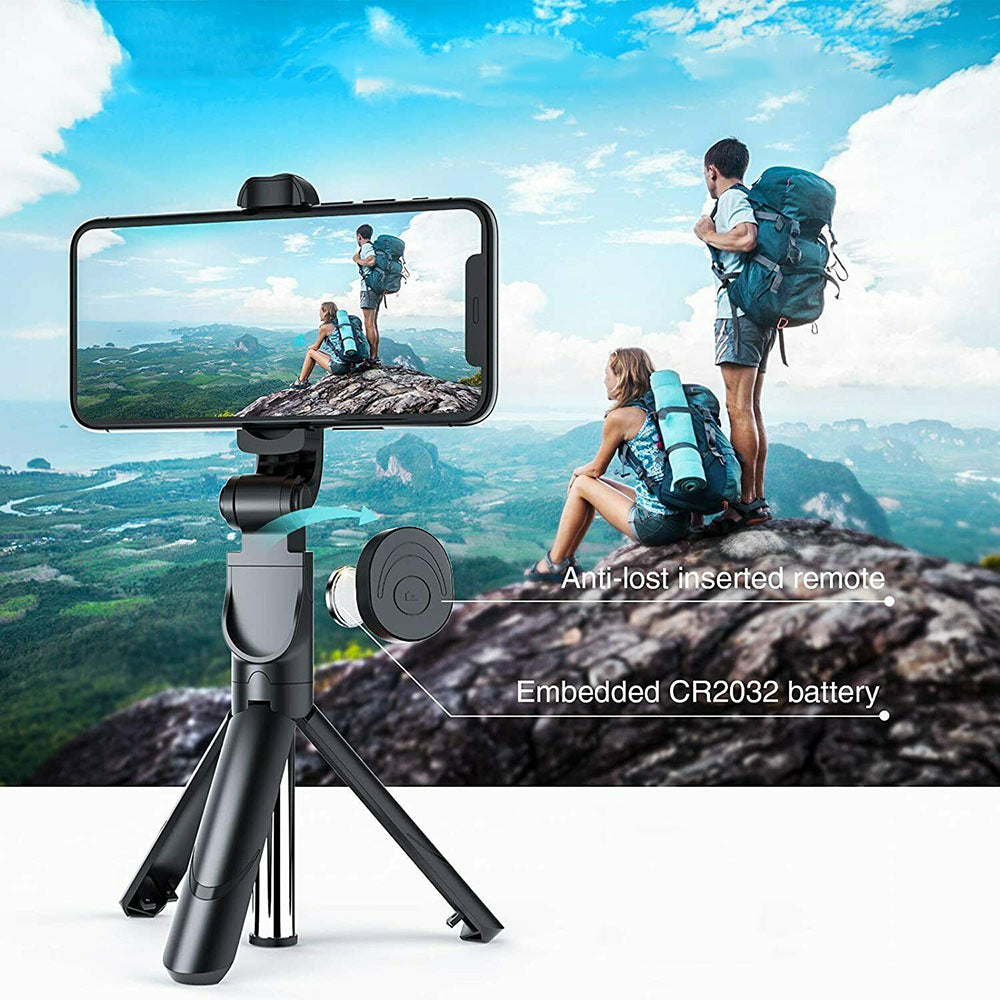 Telescopic Bluetooth Selfie Stick Tripod for Samsung & iPhone_5