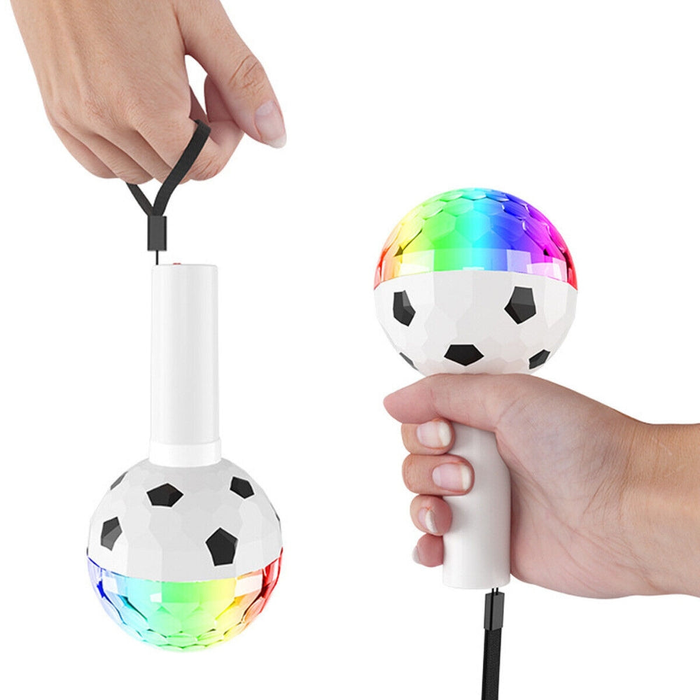 LED Multi Coloured Rotating Disco Light Bulb Projector_4