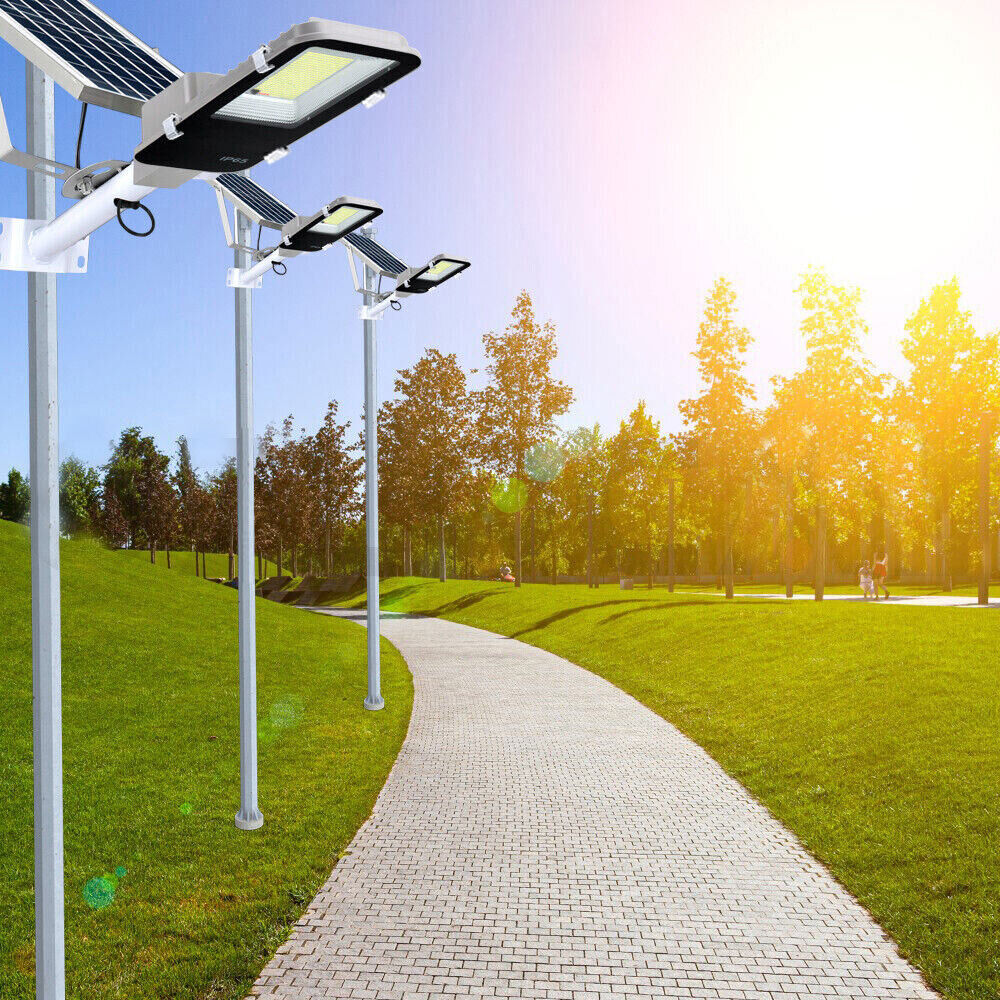 200W Aluminum Outdoor Spotlight Solar Street Light_5