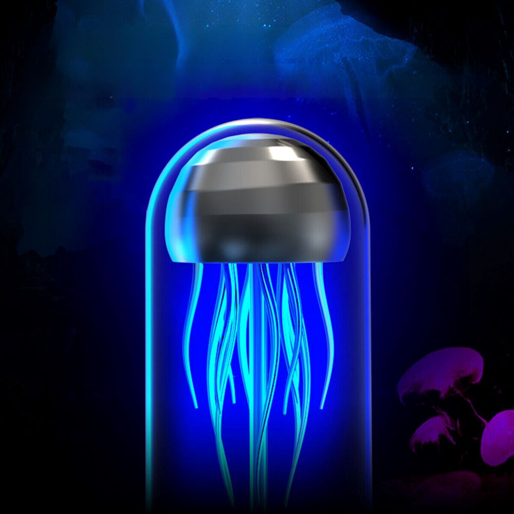 Bluetooth Speaker White Noise Jellyfish Lava Lamp - Black_5