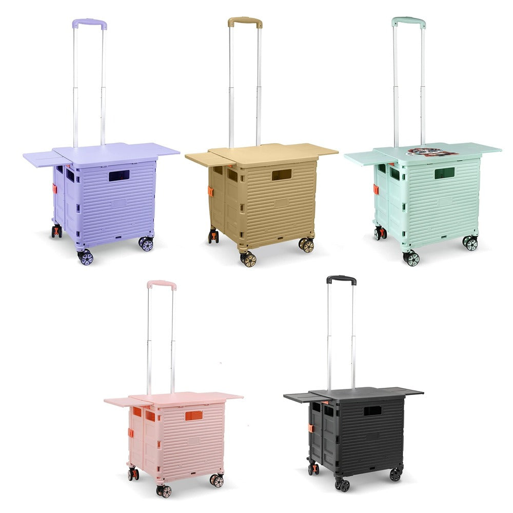 Foldable Portable Camping Trolley - 55kg Load Capacity_5