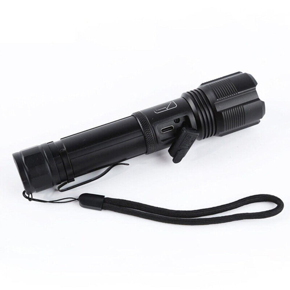 Rechargeable LED Torch COB Flashlight Work Light_1