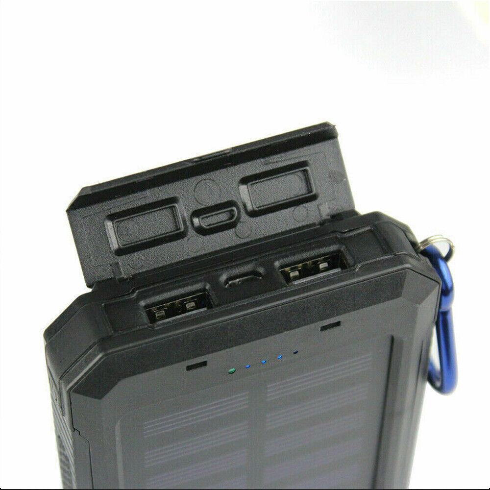 20000mAh Waterproof 2 USB LED Solar Power Bank_2