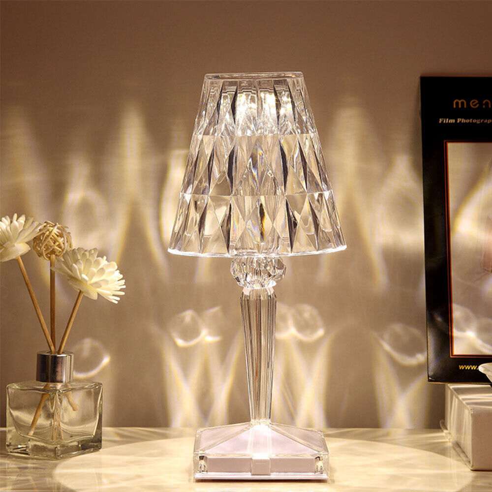 RGB LED Crystal Touch Atmosphere Bedside Light Diamond Rose Bar Table Lamp_2