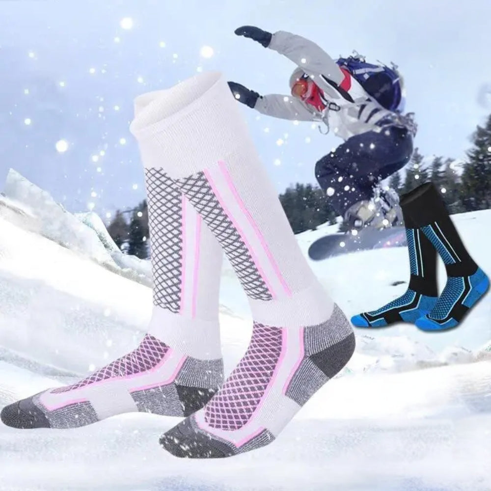 Thick and Warm Ski Socks Stockings Hiking Socks for Skiing and Outdoor Activities_1