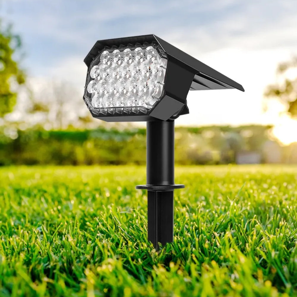 RGB Solar Spotlight Outdoor Solar Landscape Spot Powered Wall Lights Waterproof_1