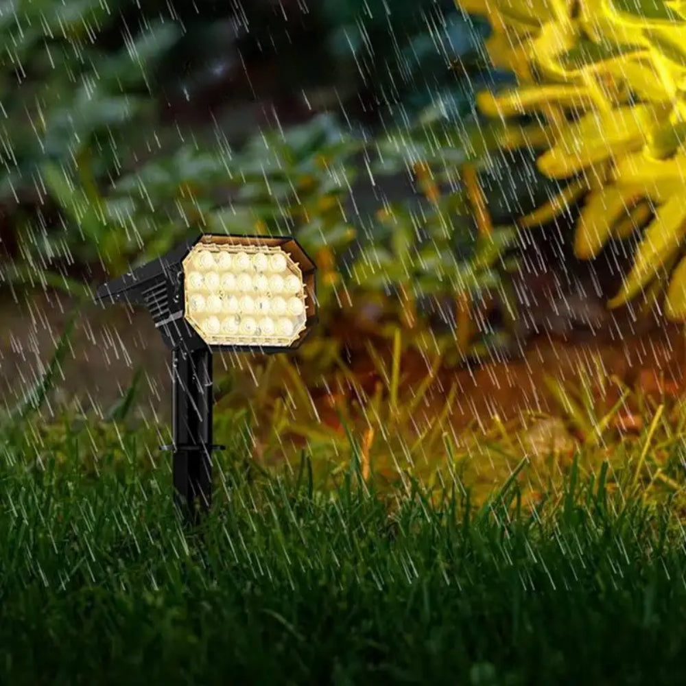 RGB Solar Spotlight Outdoor Solar Landscape Spot Powered Wall Lights Waterproof_3