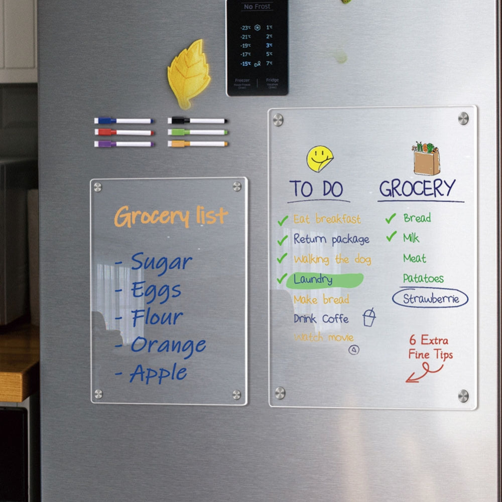 Magnetic Calendar Fridge Calendar Message Board Magnetic Dry Erase Board For Home_2