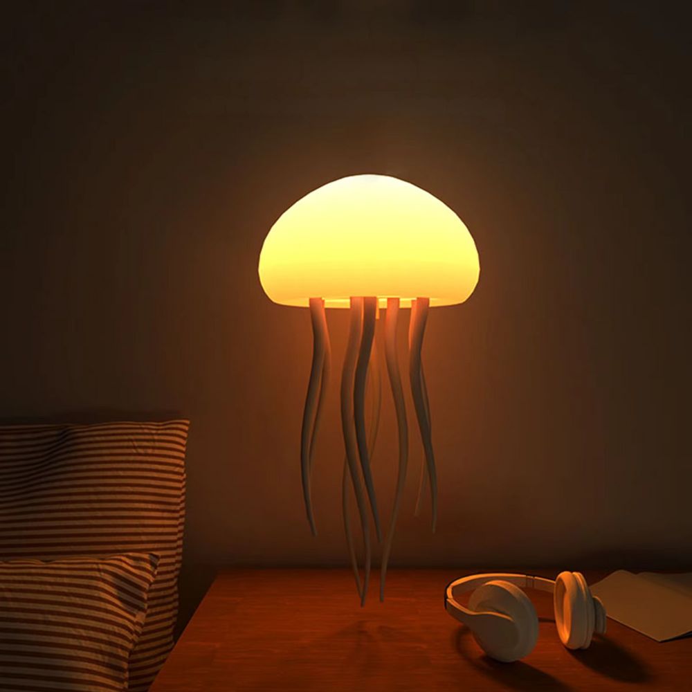 Dancing Jellyfish Night Light Vibrant RGB Gradient with Voice Control and Type-C Charging_2