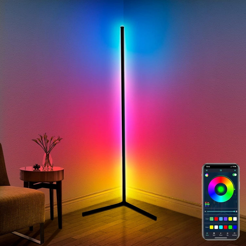 Smart RGB Dream Color Floor Lamp with Music Sync and Remote Control_4