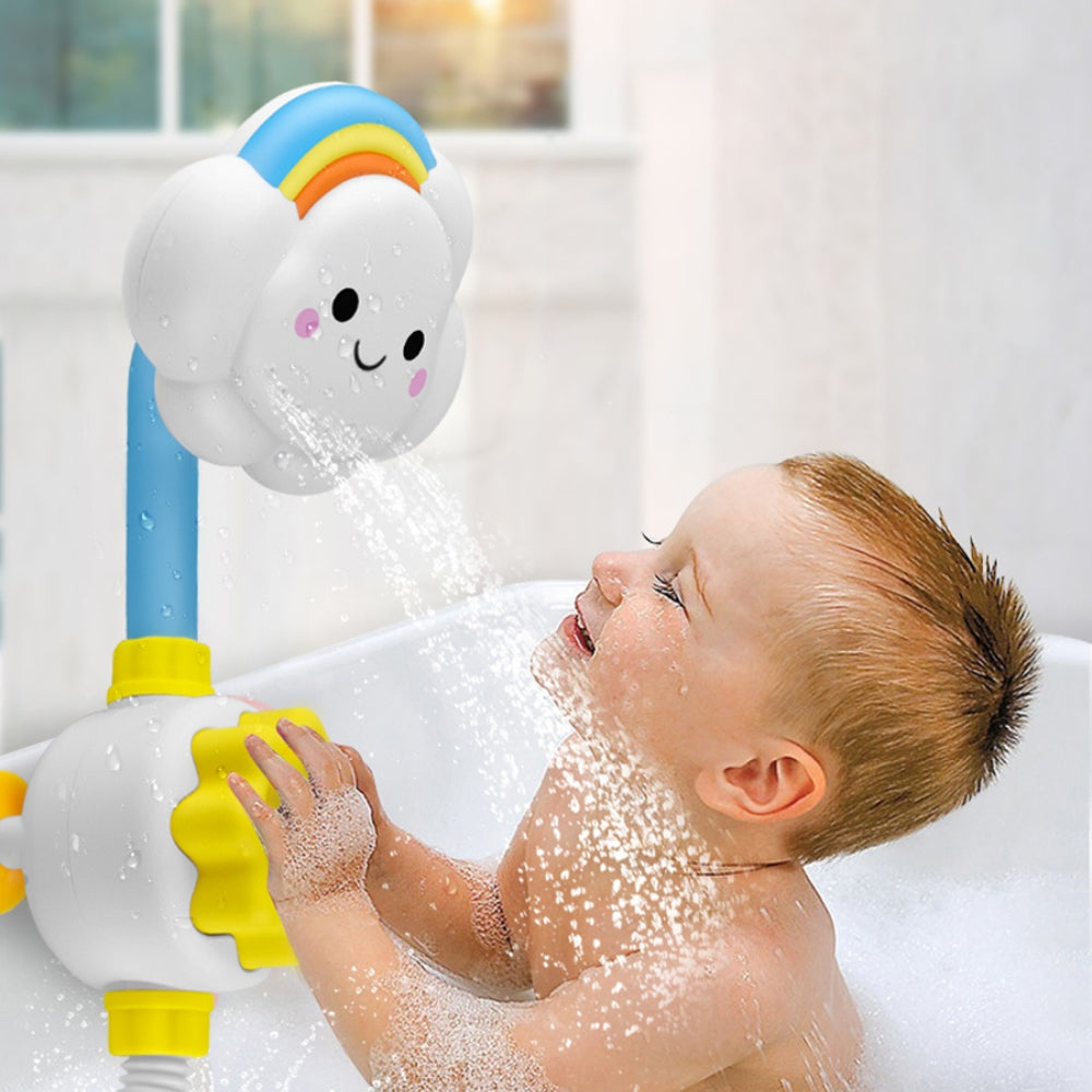 Shower Bath Toy Sprinkler Head Interactive Spray Fun for Kids in the Bath_0