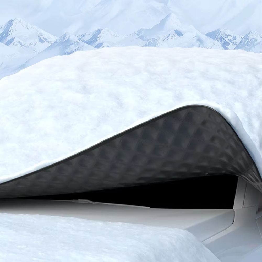 Large Magnetic Snow Cover for Car Windshield_2