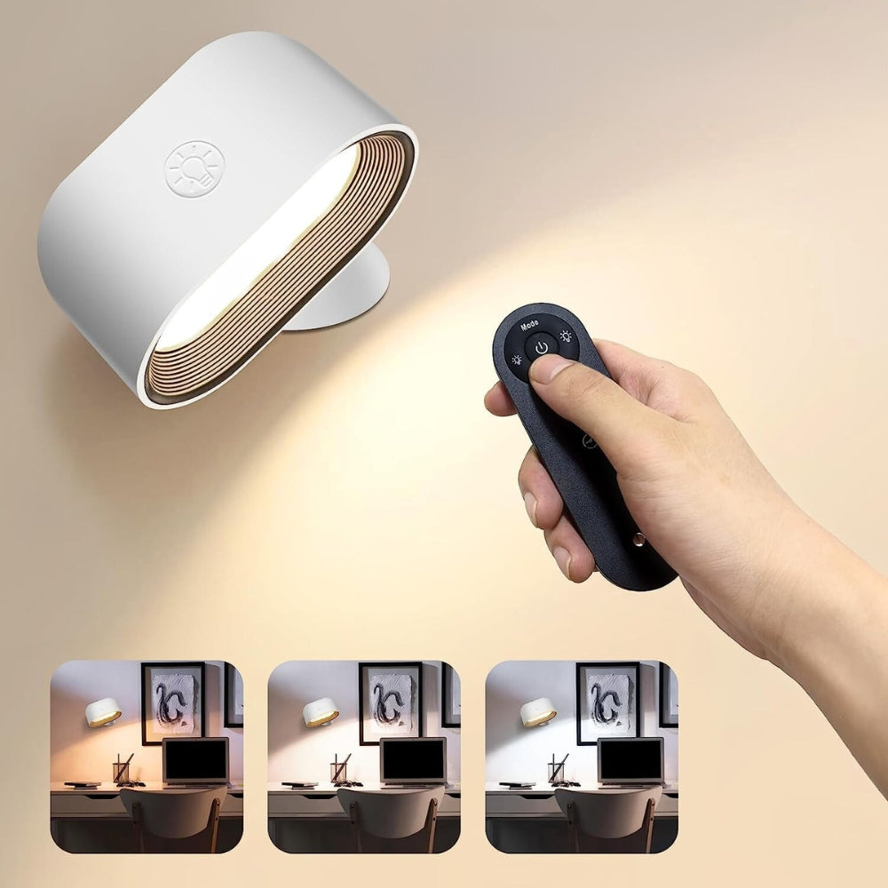 Remote Control Wall Light Touch Night Light 360 Degree Rotation_1