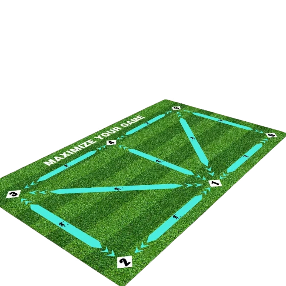 Football Training Mat Soccer Training Equipment Non Slip Foldable_5